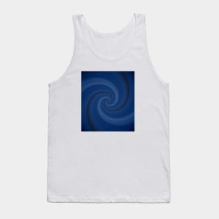 Endless blue swirl Tank Top